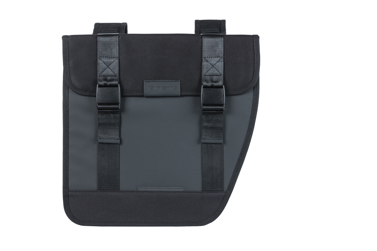 Taskesæt BASIL TOUR VANDTÆT XL 35 Liter Sort Bag 35x14x35cm. vandtæt. kan mont.  MIK-AVS-uniklip eller Racktime adapter.